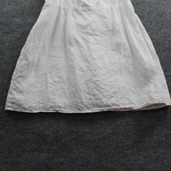 Reformation Dress 12 Pearson Linen Mini Cut Out Tie Strap Romantic Sexy Chic - Picture 6 of 13